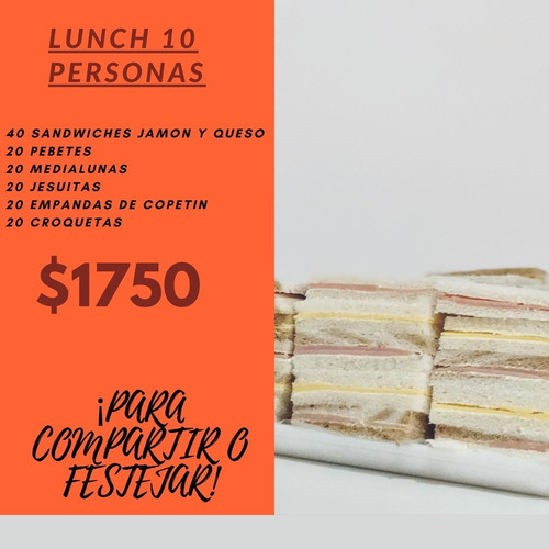 Lunch Express 10 Personas $1750