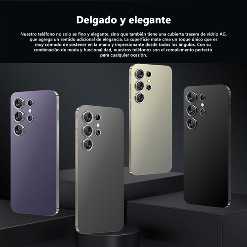 Android Celulares S24 Ultra 6.6 Pulgadas Barato Ram1gb Y Rom16gb Negro