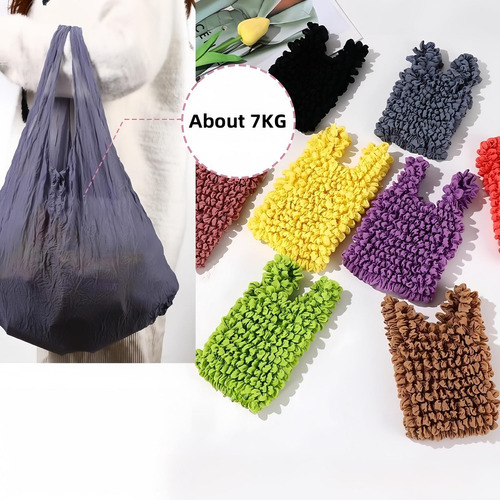 Bolsa Compras Expandible Reutilizable Plegable, Bolsas