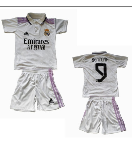 Imagen 7 de 10 de Uniformes De Fútbol P/niños, Real Madrid, Barcelona, City...