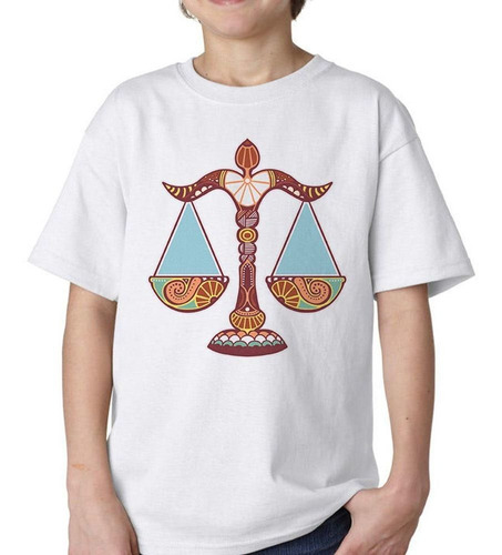 Remera De Niño Signo Zodiaco Libra