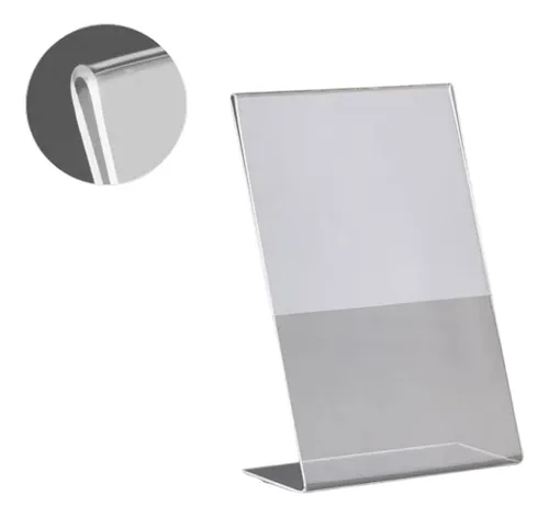 Soporte Acrílico Para Letreros 6 Unidades, 10×15