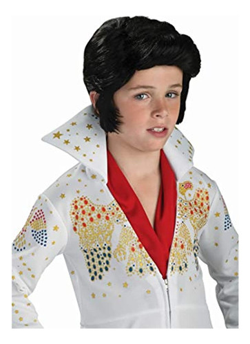 Pelucas Infantil De Elvis  Talla Única  Estándar