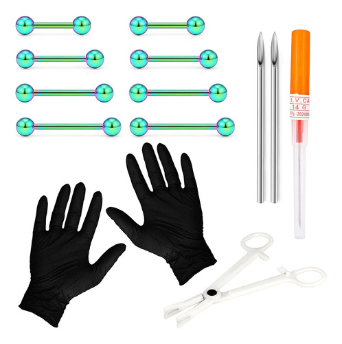 Kadogohno Kit De Perforación De Lengua, Kit De Perforació.