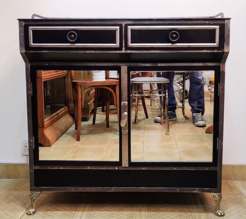 Antiguo Mueble Industrial Odontologico Metal Circa 1920 (Usado)