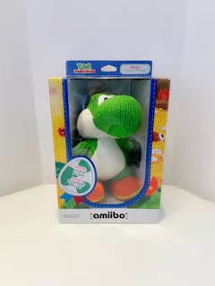 Amiibo Mega Yoshi Woolly Yarn Usado Nintendo
