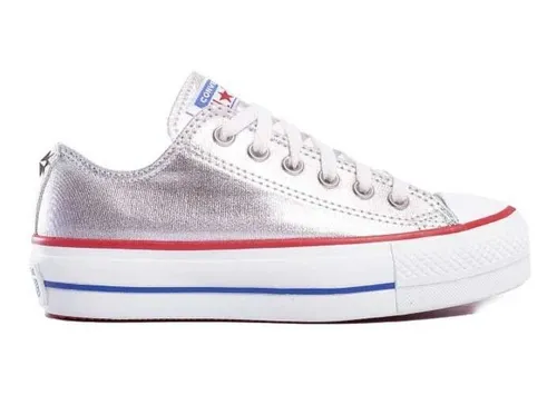 Converse Star Plateadas | MercadoLibre 📦