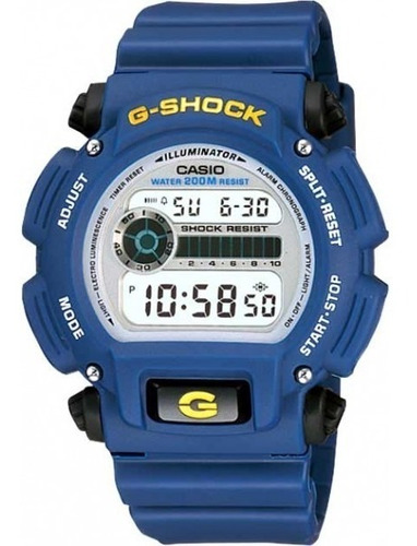 Relógio Gshock Dw 9052 2vdr Digital Azul