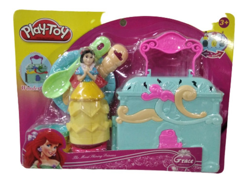 Imagen 3 de 4 de Play Toys Plastidedo Set Mediano De Princesas Plastilina