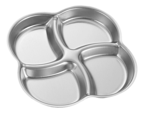 Bandeja De Comida Con Compartimentos, Plato 4 Rejillas