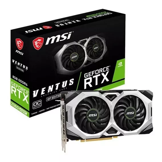 Placa De Video Nvidia Rtx 2060 Super Msi Ventus 8 Gb