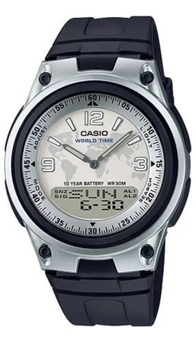 Reloj Casio Analogico Digital Aw80-7a Wr50 Agente Oficial Jr