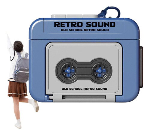 Mini Grabadora De Cassette Retro Vintage 13s Llavero