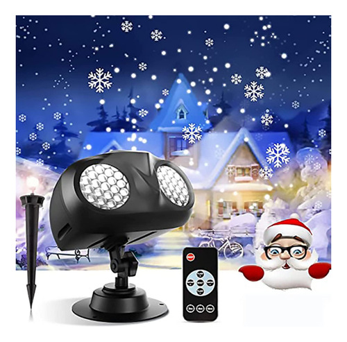 P Luces De Proyector De Copos De Nieve De Navidad,