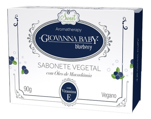 Sabonete vegetal Giovanna Baby blueberry 90g