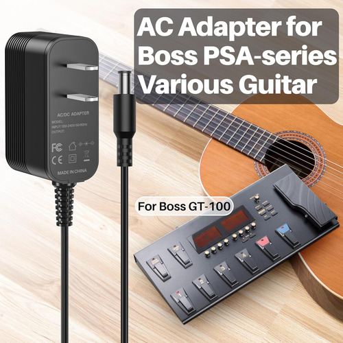 9v Power Supply For Boss Psa Guitar Pedal Dc 9v Power Cor...