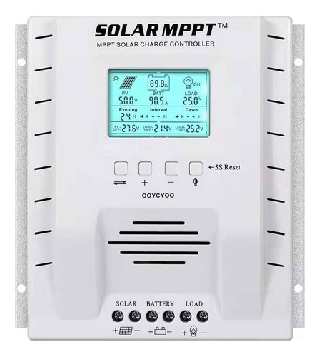 Ooycyoo Mppt Controlador De Carga De 60 Amperios, Regulador