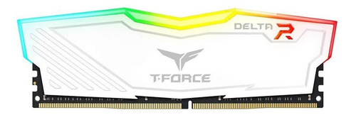 Memoria RAM T-Force Delta gamer color blanco 8GB 1 Team Group TF4D48G3200HC16C01