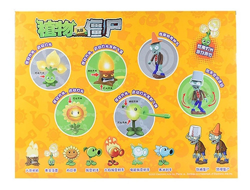 Imagen 5 de 5 de Juego Plantas Vs Zombies Colección Muñecos Juegos Infantil