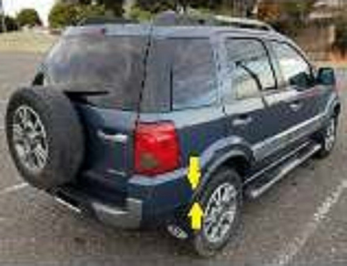 Fender Pasarueda Ecosport 2007 Paragolpe Trasero Derecho