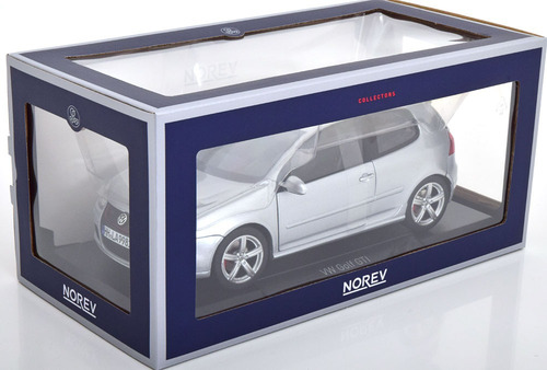 Vw Golf Gti Pirelli A5 2007 Escala 1:18 Norev Color Plateado