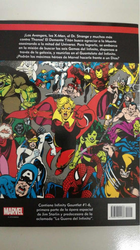 Imagen 8 de 8 de Cómic, Marvel, Excelsior Guantelete Del Infinito. Ovni Press
