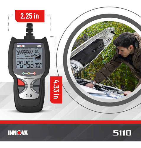 Escáner Obd2 Innova 5110 Con Abs, Luz Antismog Y Luz De Rein