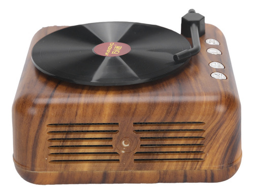 Altavoz Subwoofer, Mini Reproductor De Discos De Vinilo Retr