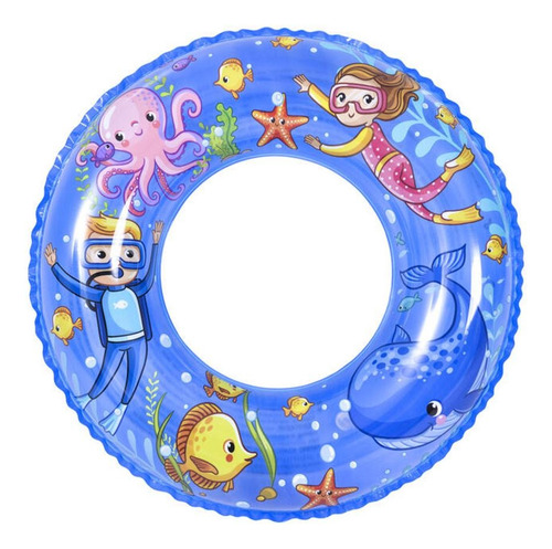 Ro Nillo Salvavidas Inflable 60cm Para Pileta Playa Niños Color Le Torio