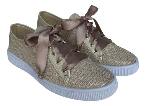 Imagen 2 de 10 de Tenis Para Mujer Felipe Rentería Sneaker Moda Casual