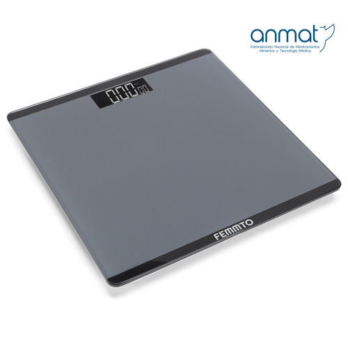Imagen 3 de 9 de Balanza digital Femmto B01 negra, hasta 180 kg