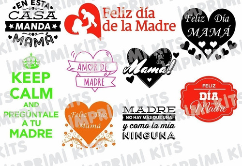 Pack Imagenes Png Dia De La Madre Sublimacion Sublimar (Usado)