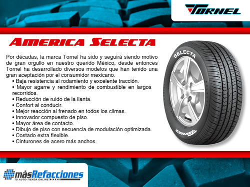 Llanta 205/60r13 Tornel America Selecta 86s