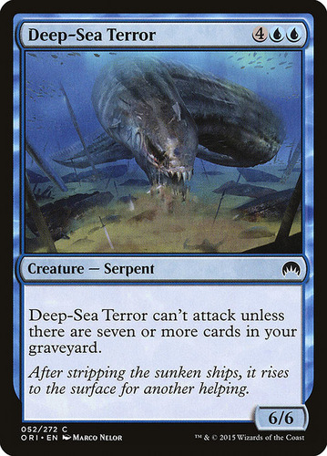 Carta Magic Deep-sea Terror Magic Origins Mtg