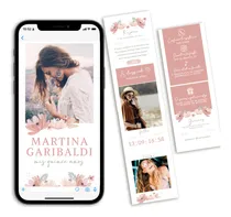 Comprar Invitacion Digital 15 Años Interactiva Inteligente Whatsapp