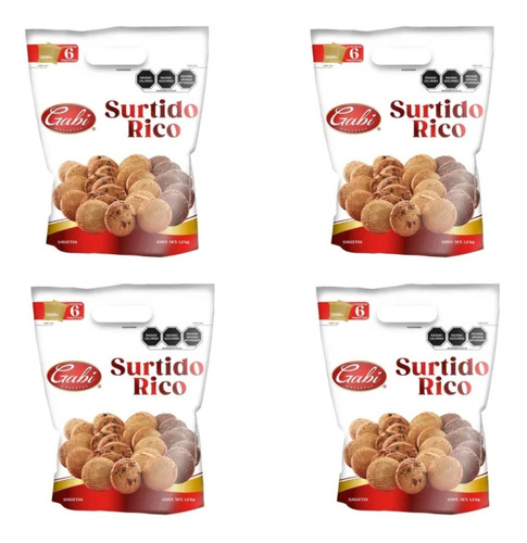 Galletas Gabi Surtido Rico 1.2 Kg - 4 Paquetes