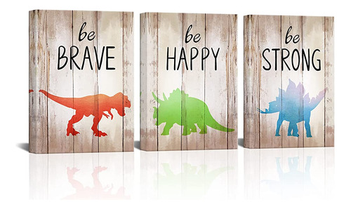 ~? Lovehouse Dinosaur Canvas Wall Art For Boy Room Motivatio