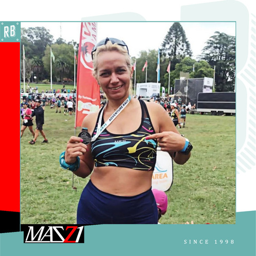 Top Deportivo Mujer Ciclismo Running Gimnasia Fitness Mazzi