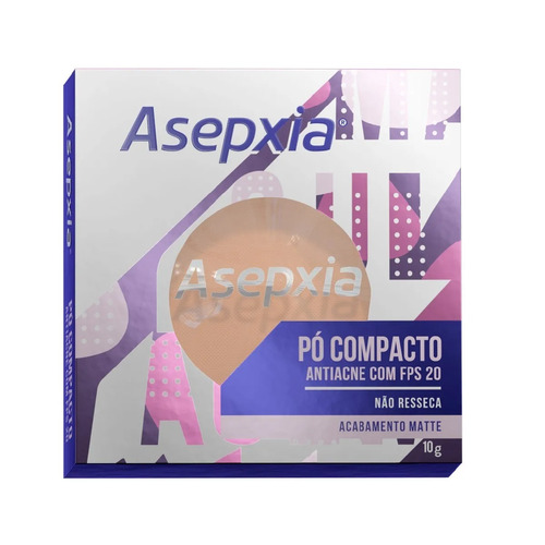 Asepxia Pó Compacto Antiacne Fps20 Marfim  - 10g