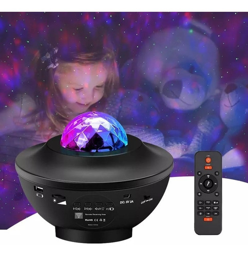 Lampara Proyector Bluetooth Usb Relajante Con Control