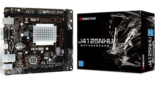 Tarjeta Madre Biostar Mini Itx J4125nhu Intel J4125 Ddr4