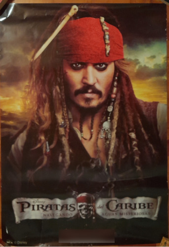 Afiche De Cine Piratas Del Caribe