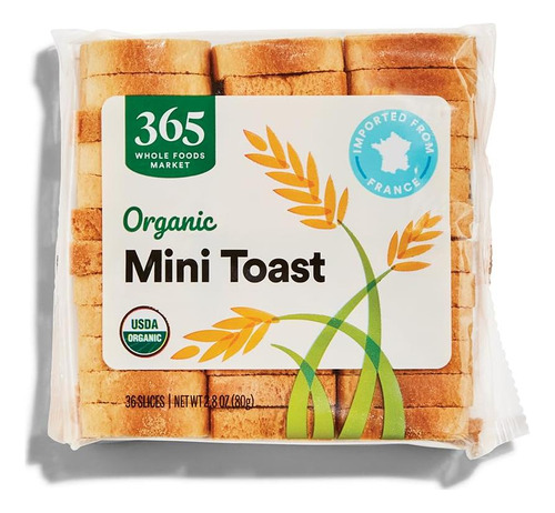 Tostadas Mini Orgánicas 365 Whole Foods 79 G