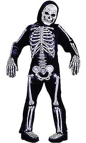 Disfraz De Esqueleto Para Niño Talla: L Halloween