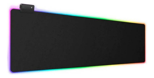 Mouse Pad Gamer Alfombrilla Antideslizante Luz Led Rgb 80x30