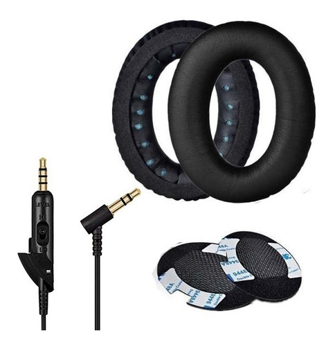 Cable Almohadillas Repuesto Kit Audífonos Bose Qc15 Qc2 