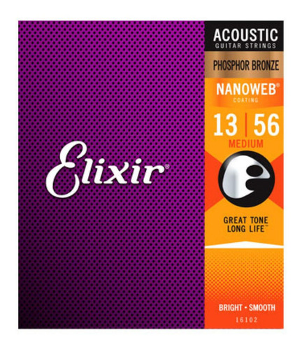 Cuerdas Para Guitarra Acustica Elixir 16102