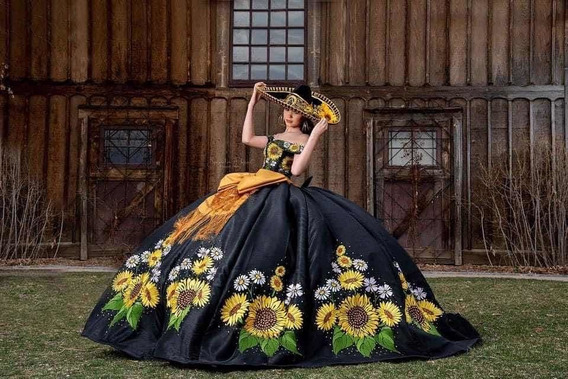 Vestido Charro Xv Negro | MercadoLibre ???? Vestido Charro Xv Negro | MercadoLibre ????