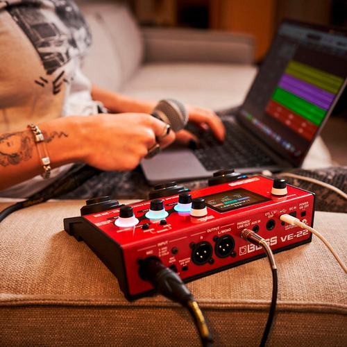 Pedal De Efeitos Para Voz Boss Ve-22 Vocal Performer