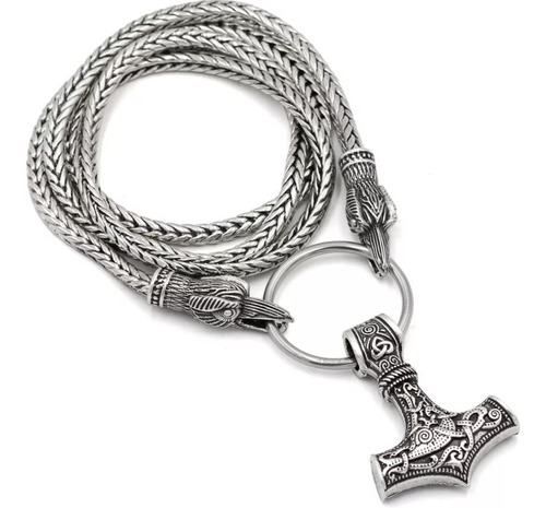 Collar Vikingo Martillo Thor Nordico Hombre 2019